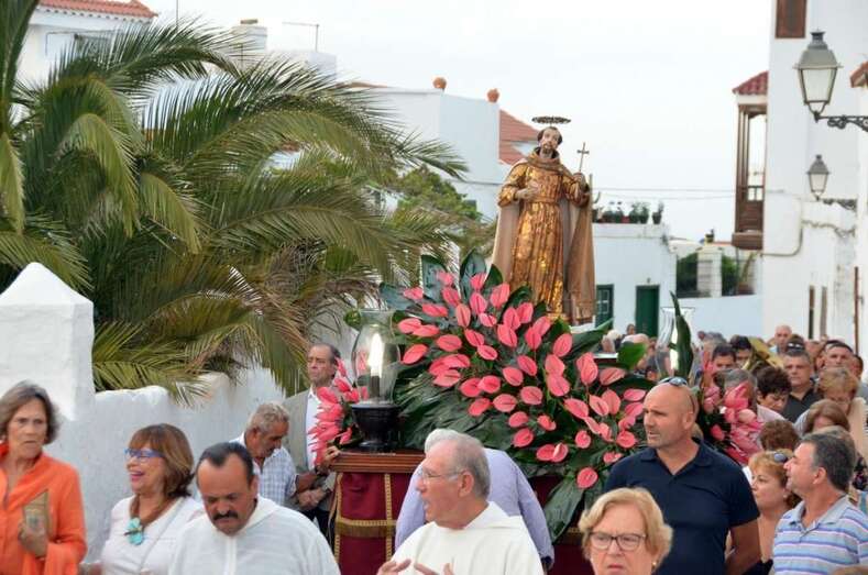 Imagen de archivo de la procesión del pasado año (Foto TA)